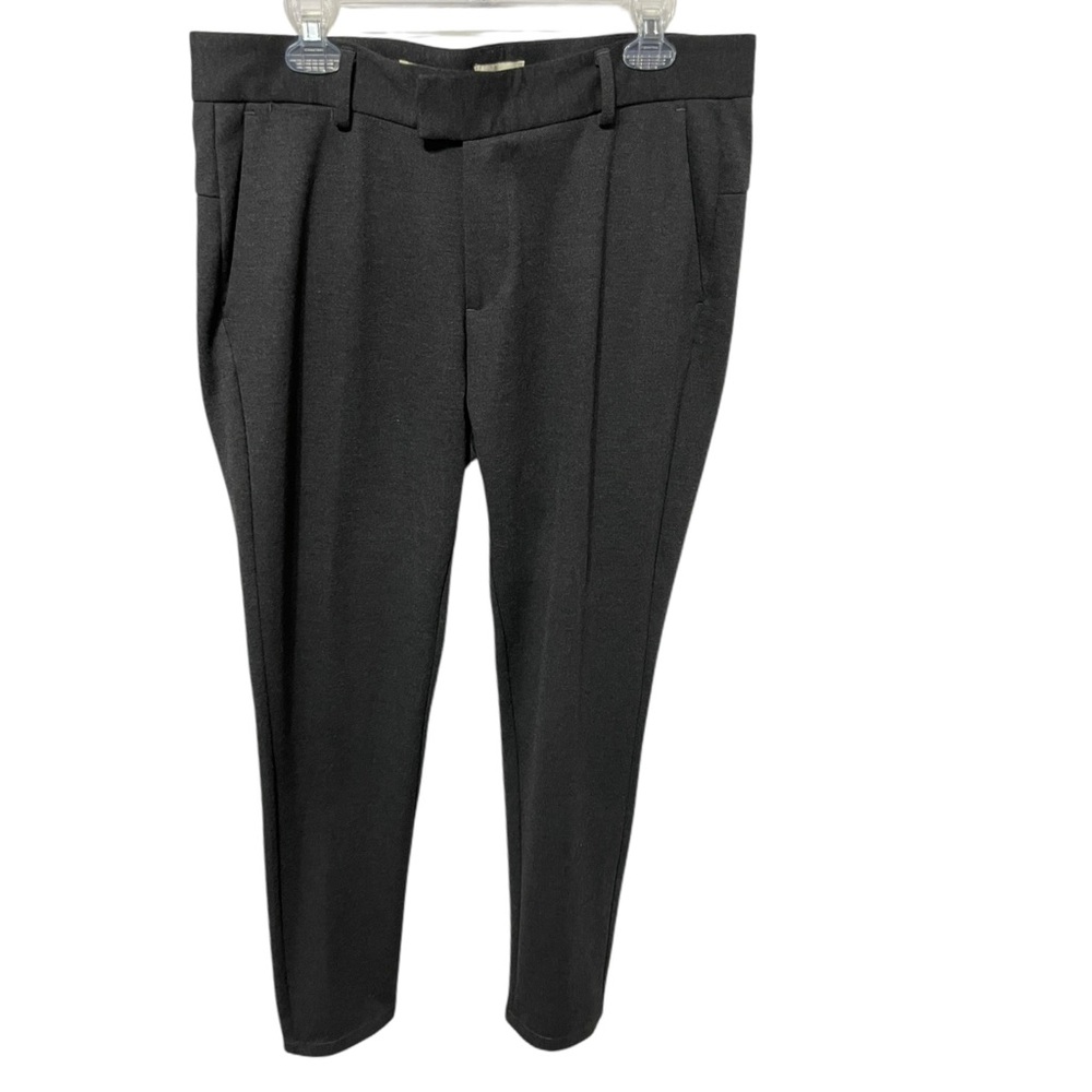 Scott James Men's Slim Fit Pants 36x32 dark Gray Stretch snap back pockets